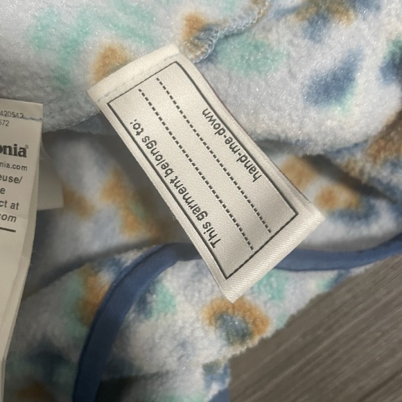 PATAGONIA Kids L/12 Lightweight Synchilla Snap-T Pullover Fleece Wandering Woods - Picture 10 of 11